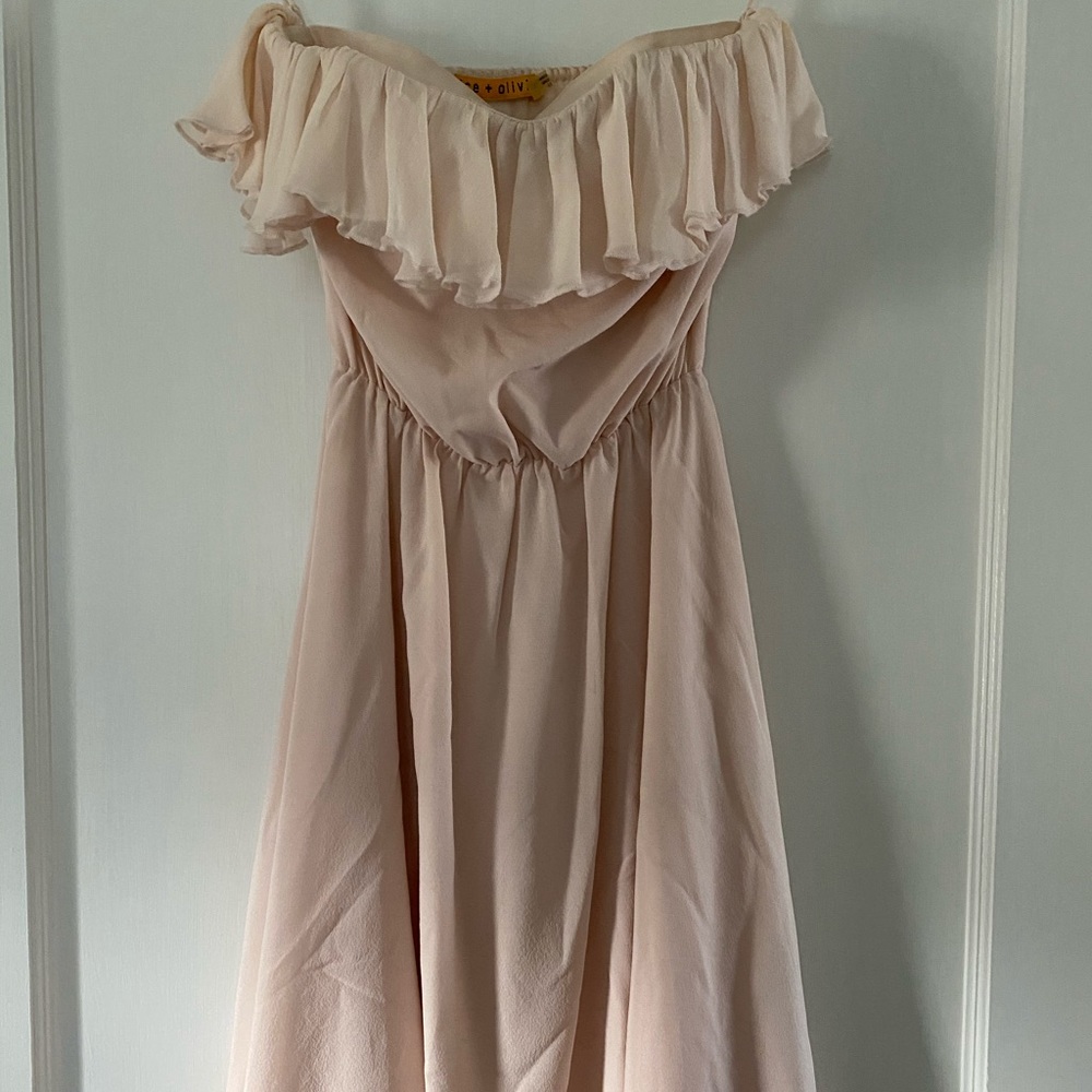 Alice and Olivia Strapless Dress